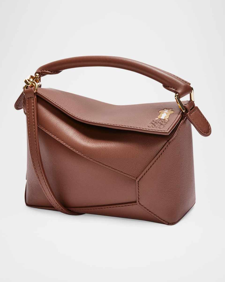 x Suna Fujita Puzzle Edge Mini Shoulder Bag in Leather